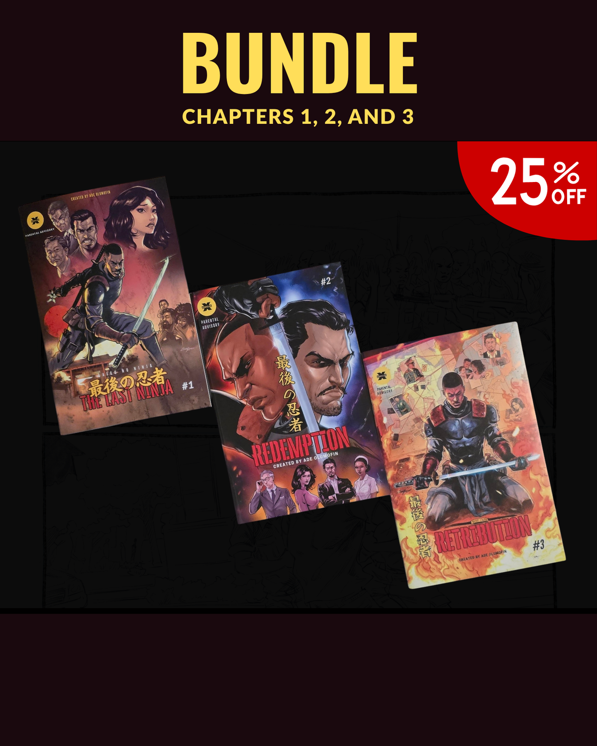 A5 - 最後の忍者 (The Last Ninja) Anthology Bundle. Ch. 1, 2, and 3