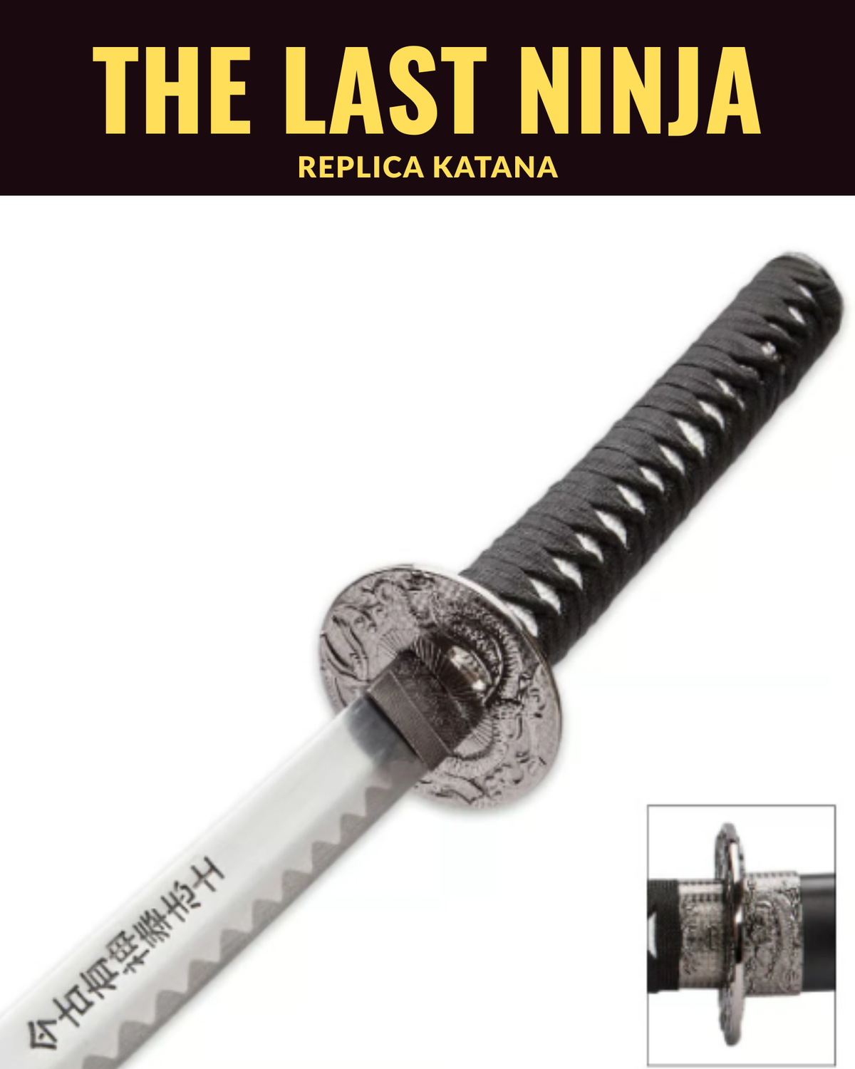 The Last Ninja Replica Katana Sword | (Limited quantity)