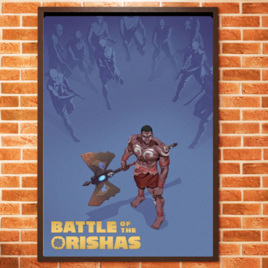 F - Battle of the Orishas 11" x 17" wall poster